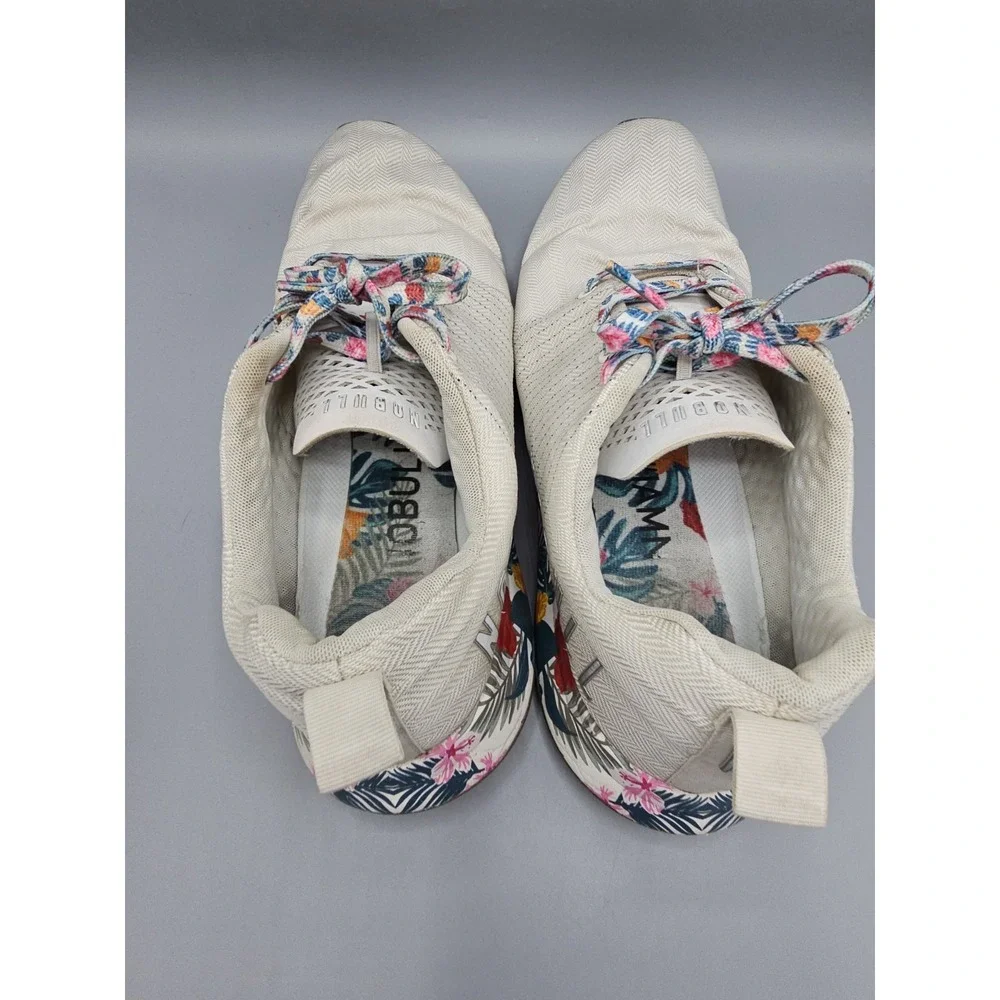NOBULL‎ Impact SuperFabric Trainer Men Sz 14 Wmn 15.5 White Tropical Sneakers